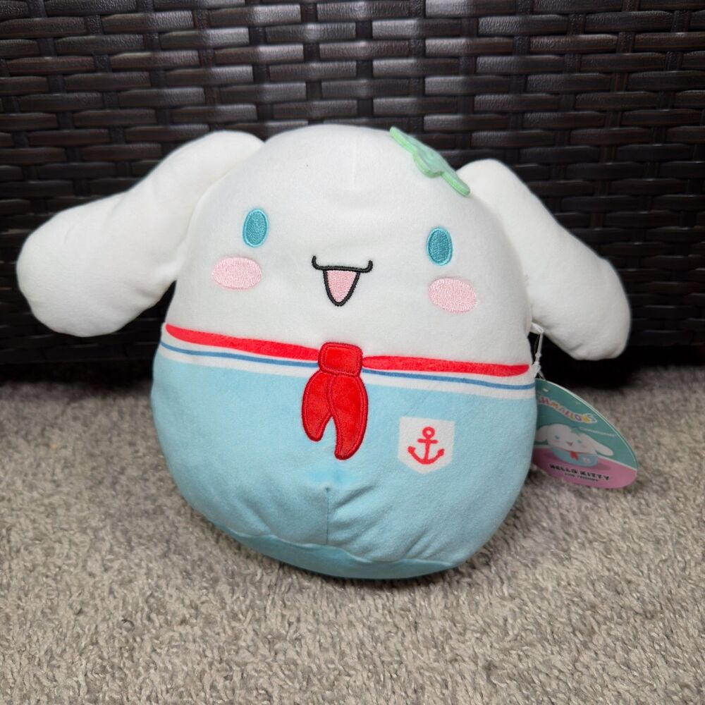 Squishmallows Plush Sanrio Hello Kitty CINNAMOROLL Bunny 7" Stuffed Kids Toy NWT